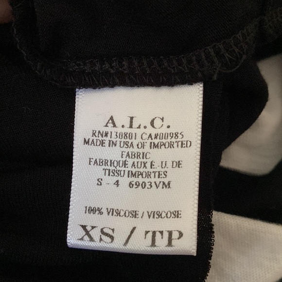 A.L.C. Black and White Striped Cinch Waist Tank Dress🖤🤍🖤 - Picture 14 of 15